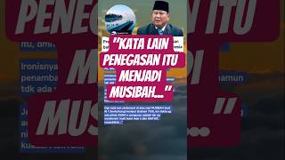 "Allah mengharamkan syurga baginya (Bukhari 7150)#prabowo, #mibilkaca, #seskab, #teddy, #roysuryo.."