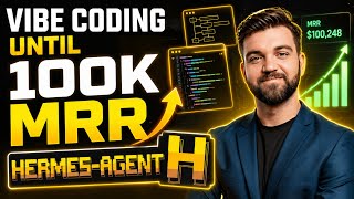 Day 1 (Part 2) Vibe Coding Until 100k MRR - $0 (3 Hermes Agents)