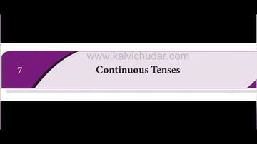 10TH ENGLISH REFRESHER COURSE MODULE ANSWER KEY FOR CONTINUOUS TENSES