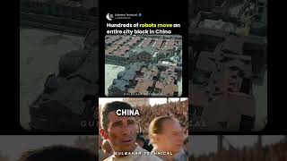 Hundreds Of Robots Move A City Block In China Mive Robot Movers In China Are Unreal