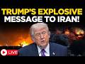 Trump LIVE Trump Says Iran Will Be Hit Very Hard Tonight US Iran War LIVE Trump Iran Israel