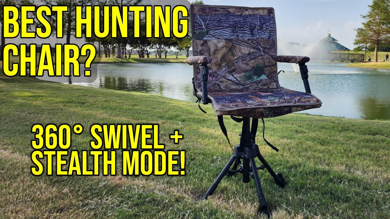Ultimate Hunting Chair Review | 360° Silent Swivel + Camo Cover + Adjustable Armrests & Legs!
