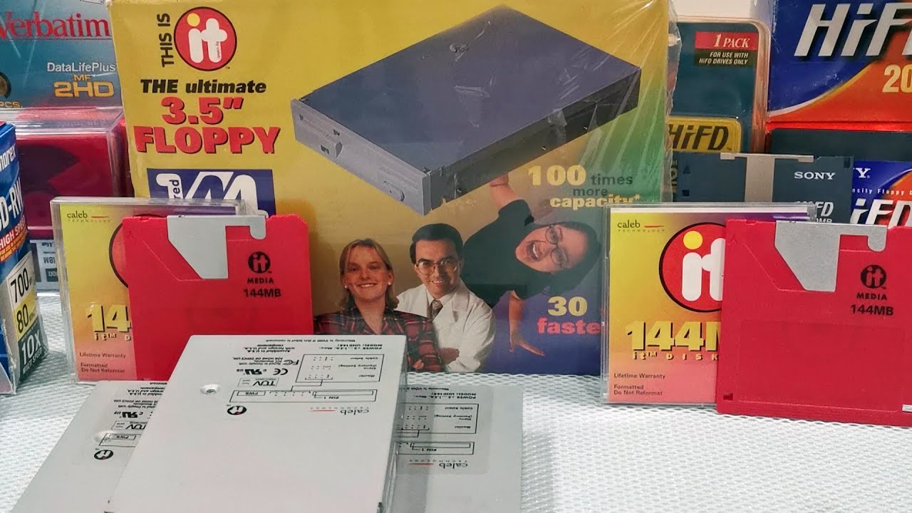 Caleb 144Mb UHD "it" floppy disk format