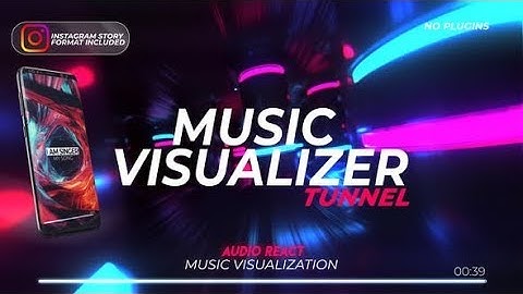 Music Visualizer Tunnel with Audio Spectrum (Best After Effects Projects)