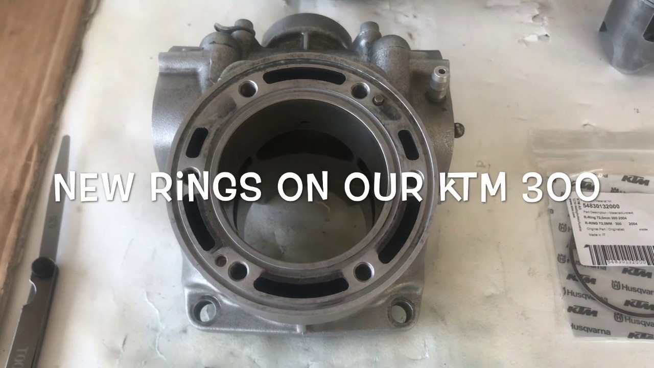 How to measure KTM piston ring end gap YouTube