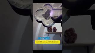Stone Cleaning with Pulsed Laser #pulsedlaser #lasercleaningmachine