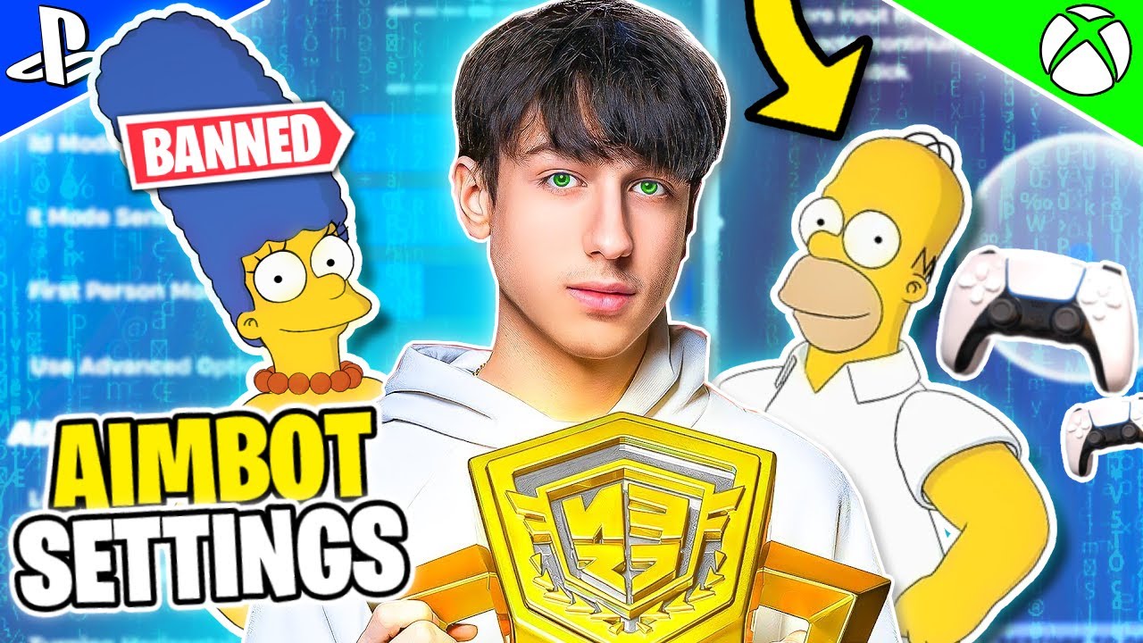Using PETERBOT'S Controller Settings In SIMPSONS Gives AIMBOT 🎯 (SECRET ...