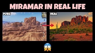 PUBG Mobile - Miramar In Real Life | Miramar Places Inspired By Real Life 😱