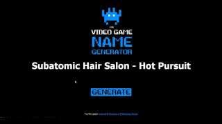 The Video Game Name Generator | What is this?