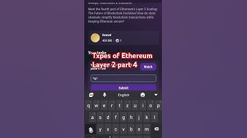 Types of Ethereum’s Layer 2 Solutions Part 4 tapswap code #tapswap #tapswapcode #shorts #treending