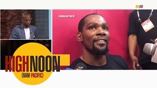 Kevin Durant Still In His Feelings Over Cj Mccollum High Noon Espn