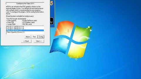 Config ePSXe with Video Pluging Pete