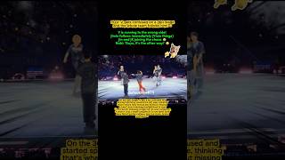 POV: V gets confused on a 360 stage and the whole team follows him!😂 #BTS #shorts #btsconcert