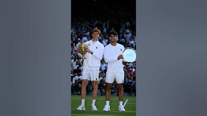 Jannik Sinner 🇮🇹 venció a Carlos Alcaraz 🇪🇸 y se quedó con Wimbledon 2025 (4/6 6/4 6/4 6/4)