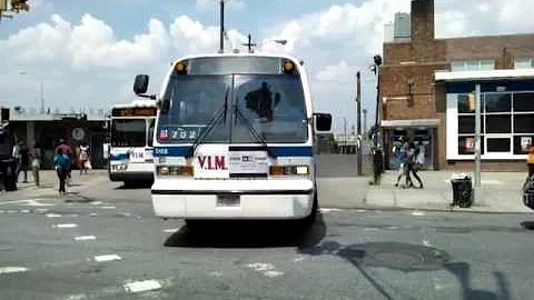MTA NYC Bus # 5102 on the B6 & 6829 on the B82