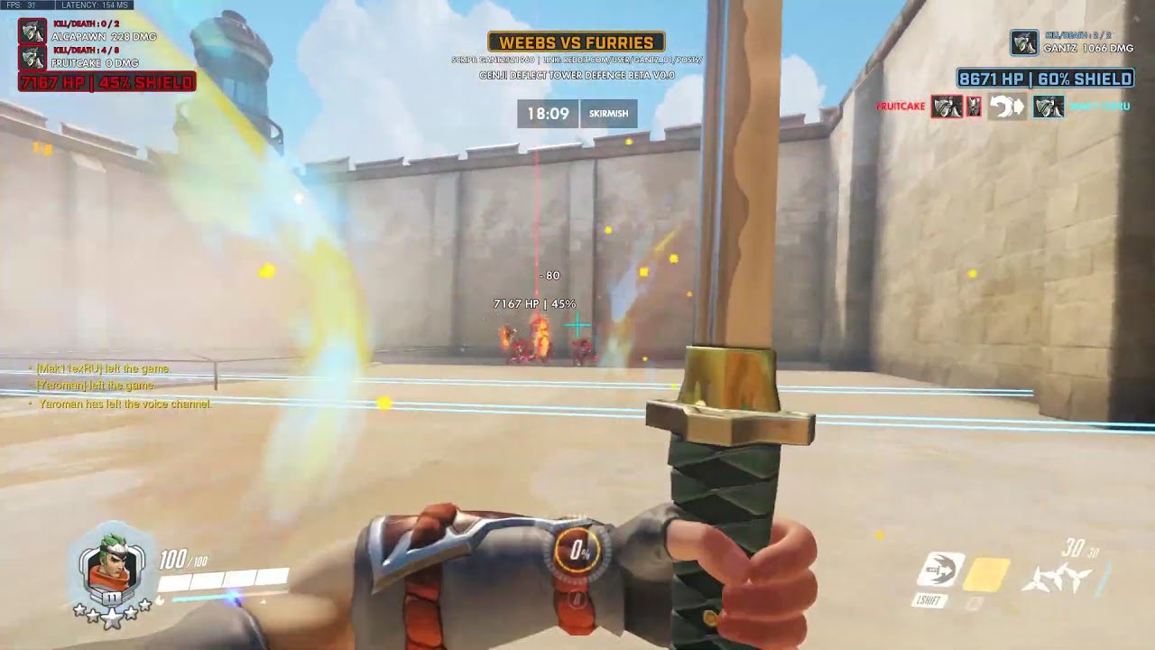 Genji Deflect Tower Defence (New Workshop Mode)