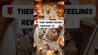 🌹 Their hidden feelings revealed 💖✨#channeledmessages #tarotreading