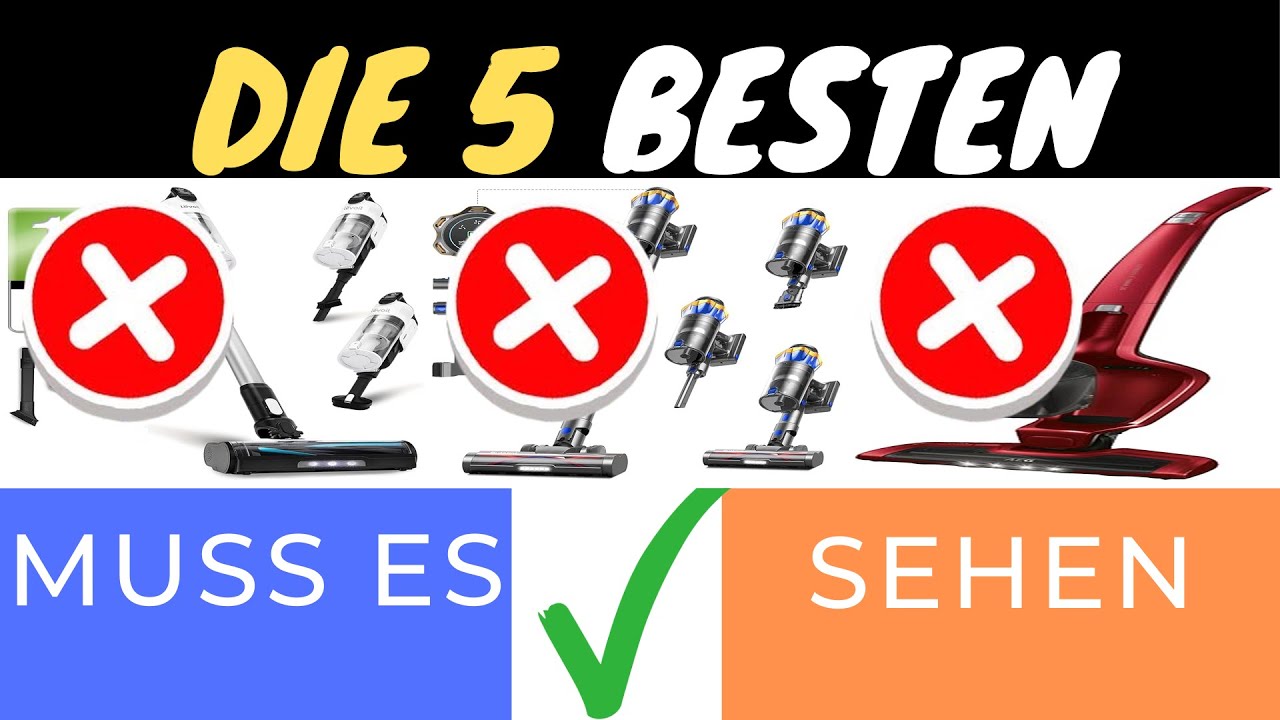 DIE 3 BESTEN KABELLOSEN STAUBSAUGER 2025 🧹✨ | TIERHAARE WEG IM HANDUMDREHEN!