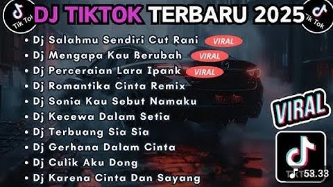 DJ TIKTOK TERBARU 2025 FULL BASS || DJ SALAHMU SENDIRI CUT RANI | DJ MENGAPA KAU BERUBAH