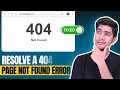How to resolve 404 Page not found Error on WordPress