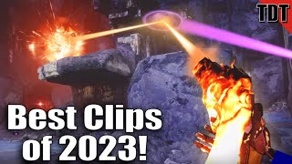 The Best Destiny 2 Clips of 2023!
Play War Thunder now with my link, and get a massive, free bonus pack including vehicles, boosters and more: https://playwt.link/tdt
War Thunder is a highly detailed vehicle combat game containing over 2000 playable tanks, aircrafts and ships spanning over 100 years of development. Immerse yourself completely in dynamic battles with an unparalleled combination of realism and approachability.
Today I take your clips from our discords spicy clips channel and rate and review them. We learned a bunch of new Destiny 2 tricks and saw some awesome montages.
00:00 - Intro
00:43 - Seventh
06:27 - Dont Bunch Up!
10:33 - Funniest
14:40 - Meant to do that
18:22 - Back to Back
21:39 - WTF
26:29 - Best of 2023
=+=+=+=+=+= CONNECT WITH US =+=+=+=+=+=
✨Exclusive Discord ranks, chat rooms, and videos:
https://www.patreon.com/TDTPatreon
👾 Follow us on Twitch: https://www.twitch.tv/tdt_streams
🎮 Check out the Discord: https://discord.gg/FVP5xpy
🐦Get updated through Twitter: https://twitter.com/productions_tdt
👕 Get TDT Merch and Swag: https://tdt-merch1.myspreadshop.com/
🥤 Need an Energy Drink? Use Code TDT at https://gfuel.com/collections to get 20% off and support us as well!
=+=+=+=+=+=+=+=+=+=+=+=
For business inquires: theDTemail@gmail.com
No copyright infringement is intended, all music used are owned by their respective owners. The Best Destiny 2 Clips of 2023!