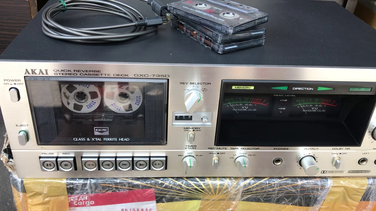 Akai GXC735D Auto Reverse Cassette Deck (197980) (Lh0888.62.8181