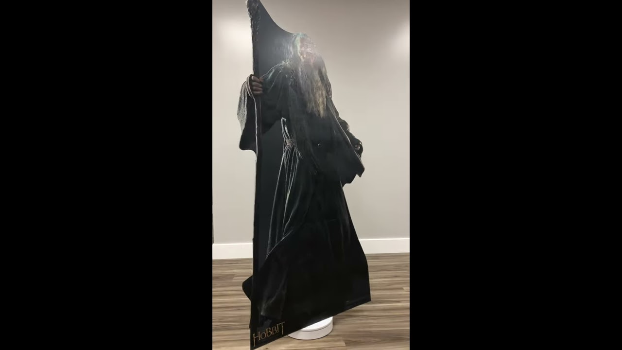 Découpe Carton Gandalf Le Blanc - Standee Officiel Seigneur Des Anneaux, Neuf