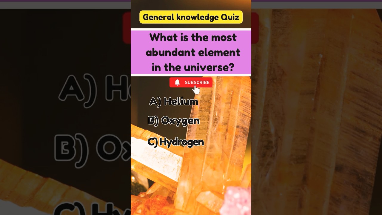 General Knowledge Quiz Part 63  