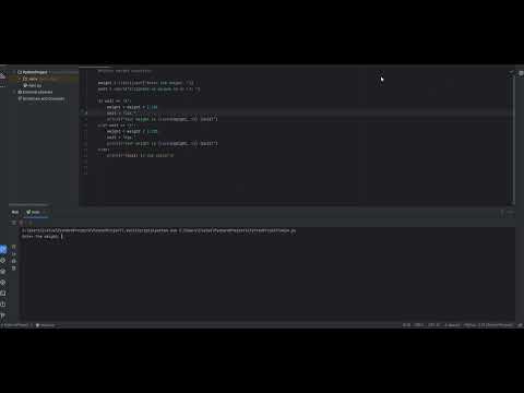 Python Weight Converter