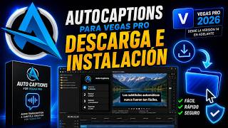 Install Auto Captions for VEGAS Pro | The best automatic subtitle plugin