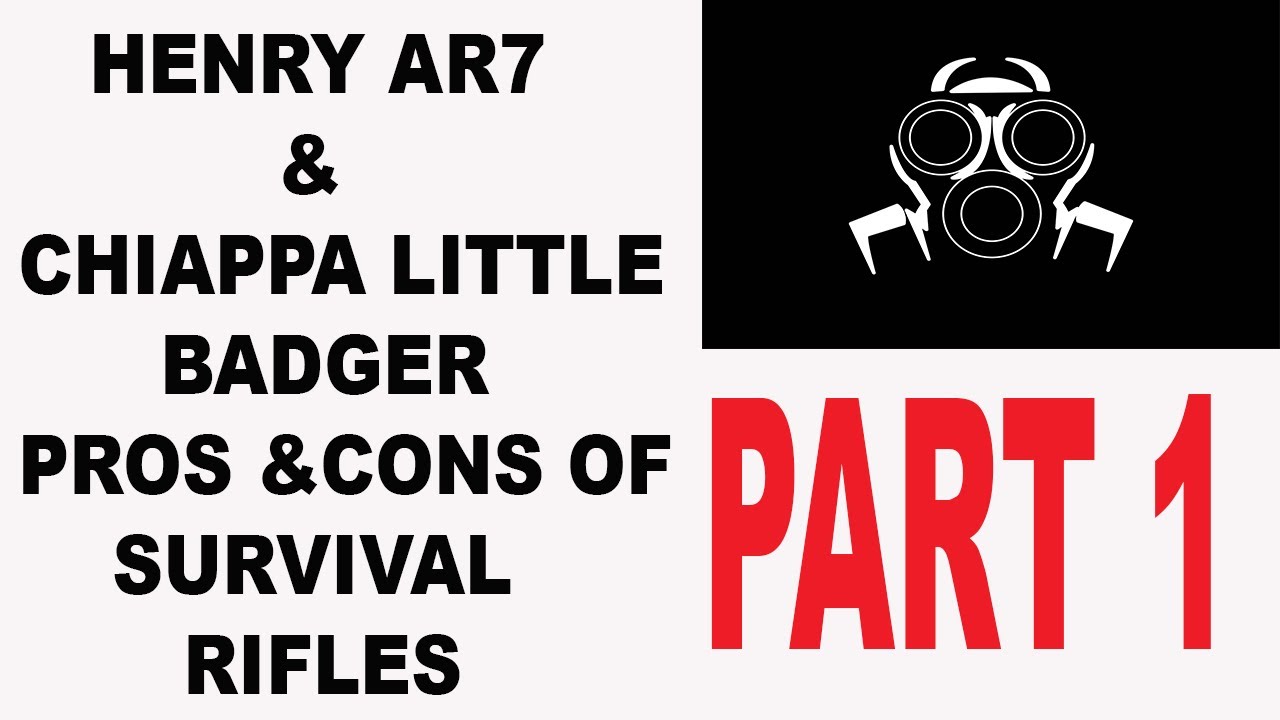 AR7 & Chiappa Little Badger. What are the pro's and con's of survival rifles?