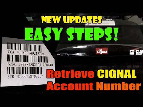 How to Retrieve Cignal  Account Number | Cignal HD/SD Step by Step Tutorial (2022 New Updates)
