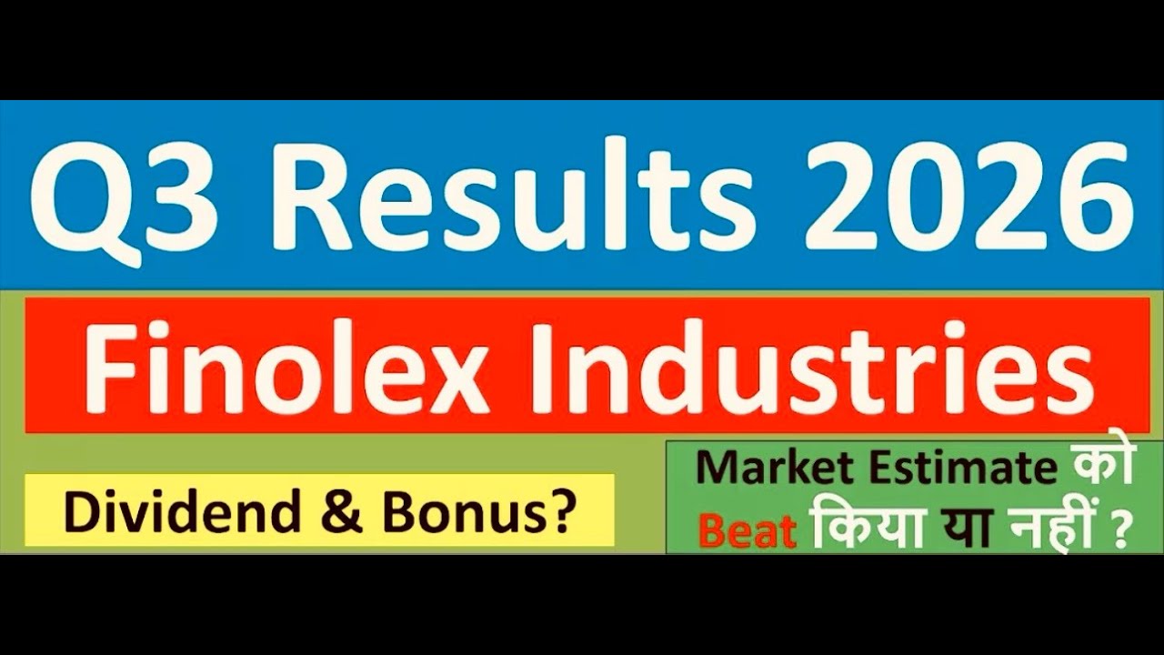 Finolex Industries q3 results 2026 | Finolex Industries results today | Finolex Industries Share 