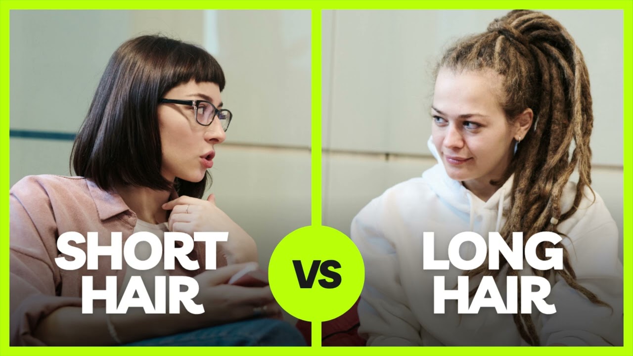 short hair vs long Hair thumbnail