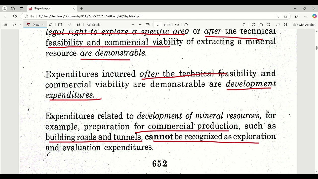 Depletion Discussion
