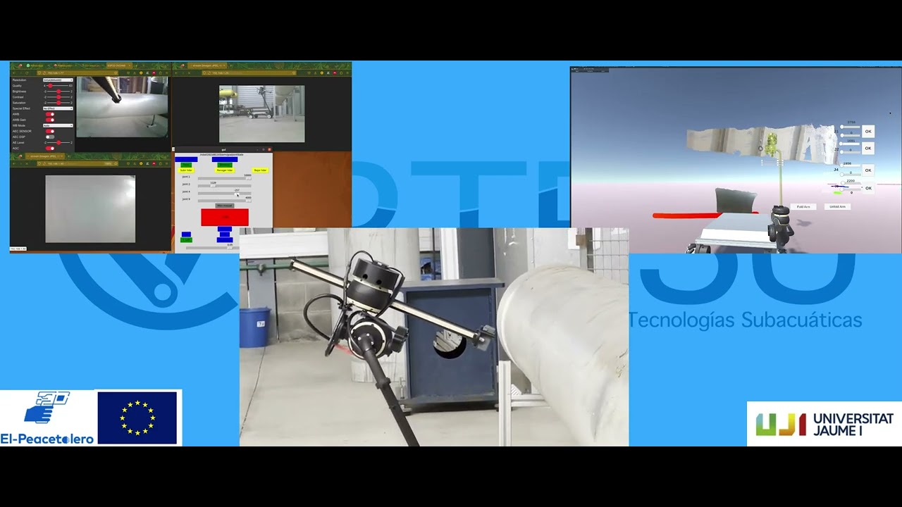 H2020-ElPeacetolero Demo 3/3/2023 Prototype 1 Exterior Pipe Inspection Robot