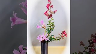 Amaryllis and Crape Myrtle Flower Arrangement Ideas