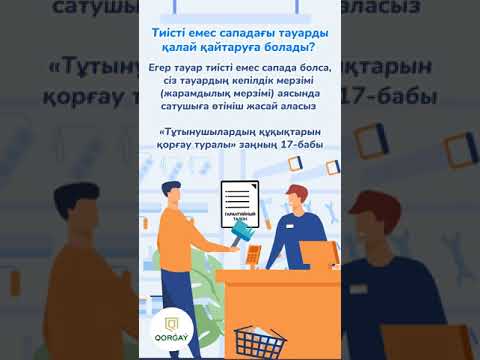 Бейне: Сапасы жеткіліксіз тауарларды қалай қайтаруға болады