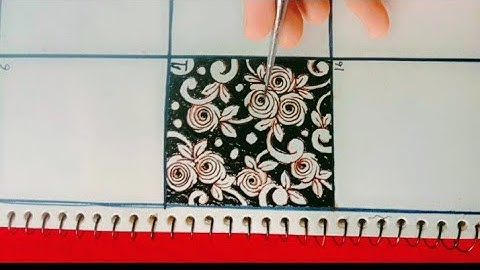 Henna Classs Day 15 || Different Negativeilling Designs || Learn Negative Spacingwith Thouseen