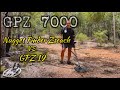 Gpz 7000 Nugget Finder Zseach & GPZ 19 depth test.