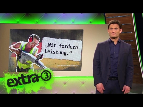 Christian Ehring: Thomas de Maizières Regeln zur Leitkultur | extra 3 | NDR