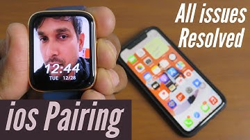 Colorfit ultra 2 | ios pairing | all issues resolved | notification call etc how to pair #techpoke