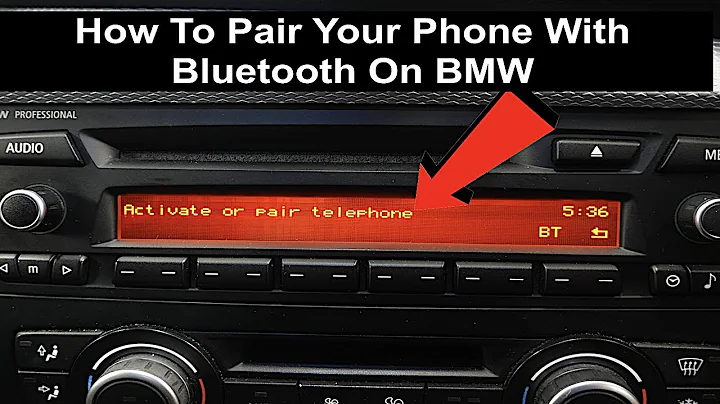 BMW E82 , E87 , E88 , E90 How To Pair Your Phone To Bluetooth