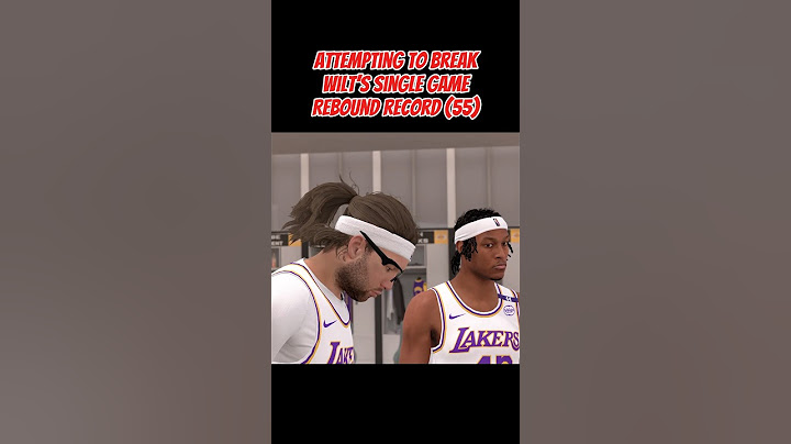 Attempting to Break Wilt Chamberlain’s Single Game Rebound Record (55) - NBA 2K25 MyCareer