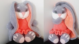 Easy Crochet Bunny Rabbit, Free Amigurumi Animal Pattern for Beginners, Crochet Rabbit Amigurumi