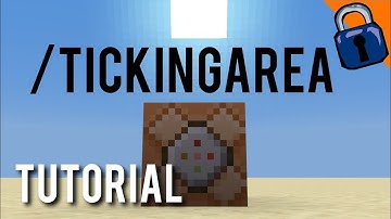 How to use the "/tickingarea" command in minecraft bedrock