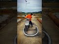 Pouring Water into 3D Hole Illusion 😱 Looks So Real! #shorts