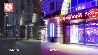 COLOR GRADING with VR GLOW EFFECT (Blade Runner Look) - Kinemaster 2021 screenshot 4