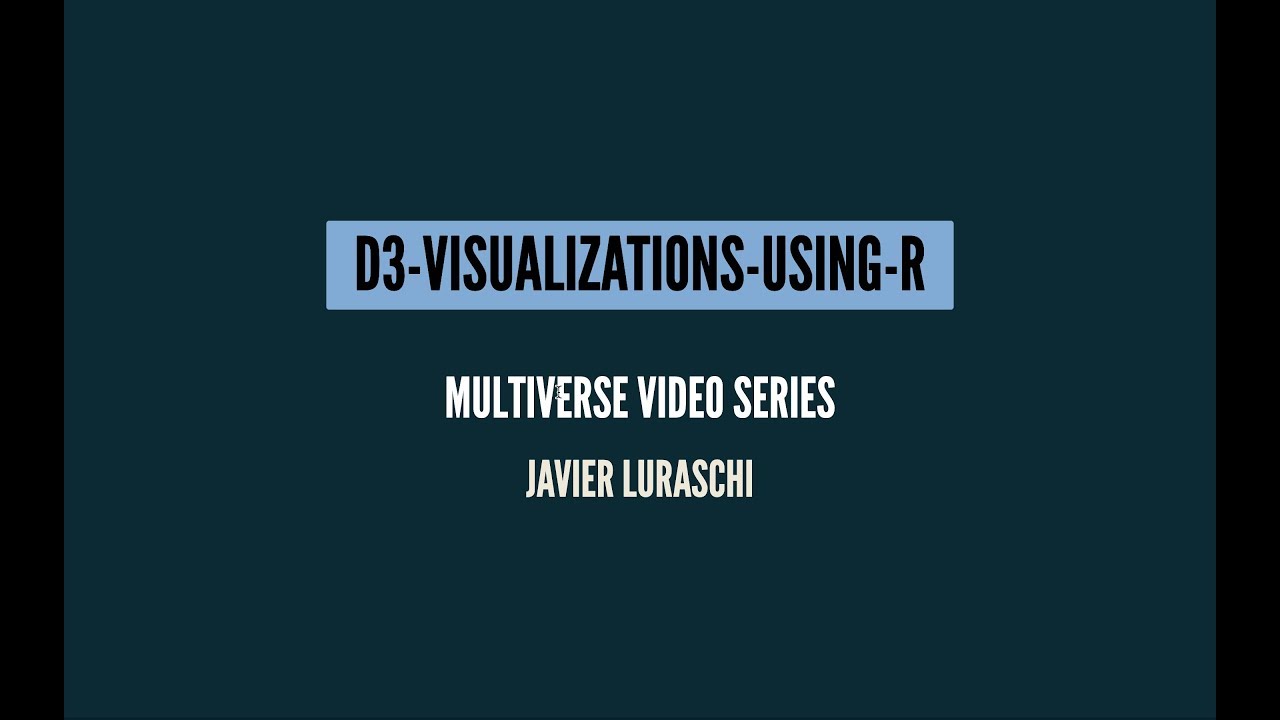 D3 Visualizations using R - YouTube