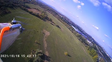 Cosmic Wind RC plane on-board flight video